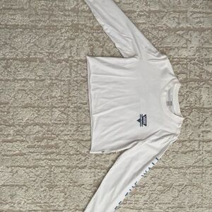White Long Sleeve Kids Shirt